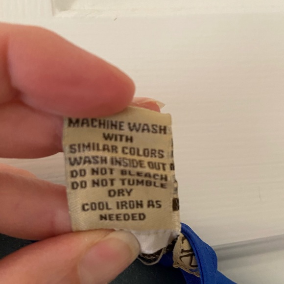 Blue short sleeve blouse - Picture 6 of 6